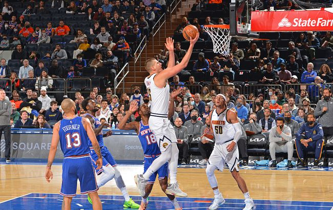  约基奇统治内线掘金豪取五连胜稳居西部榜首  